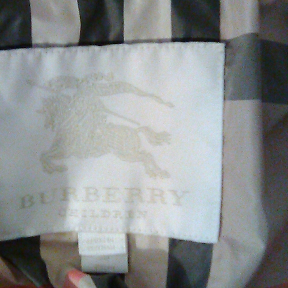 Infant Burberry Pink Childrens Quilted Jacket 9M - Picture 3 of 6
